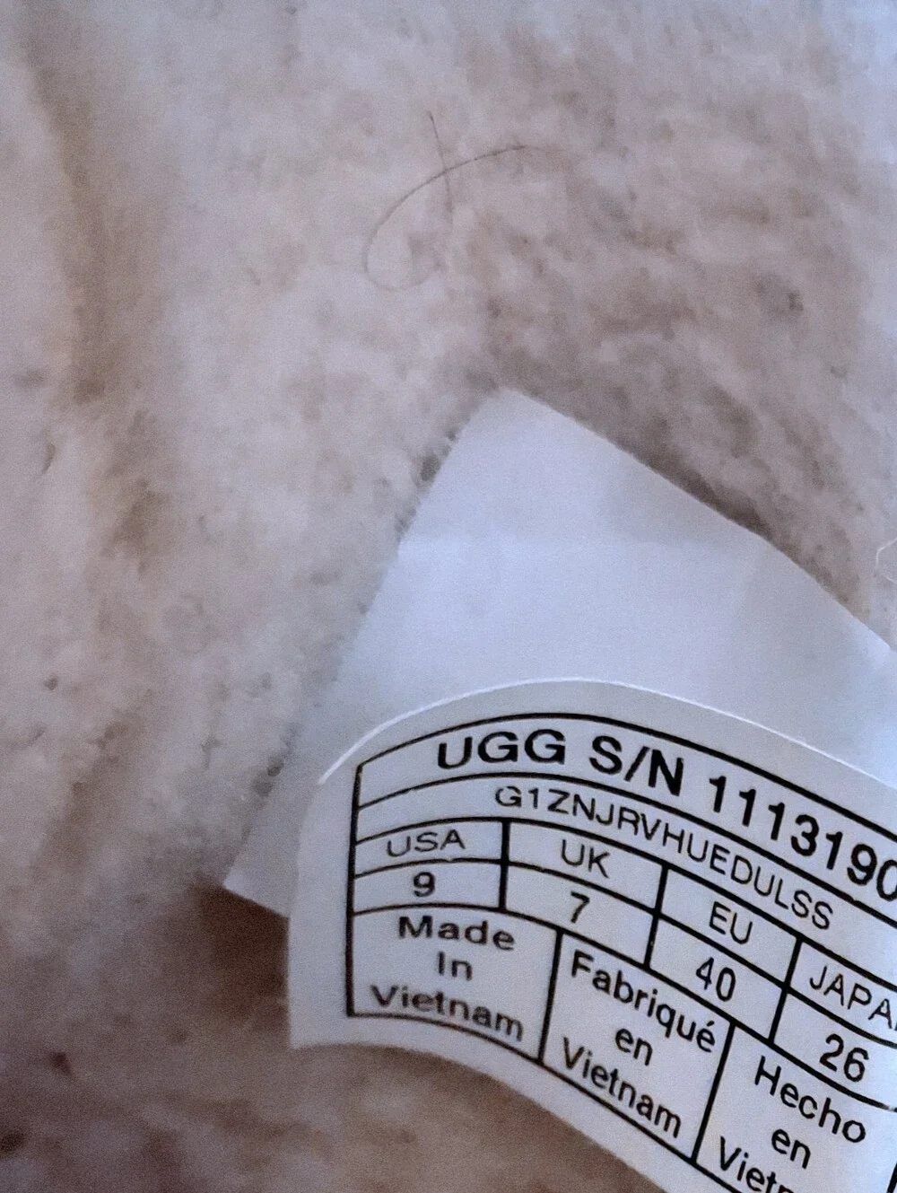 UGG CLEAR MINI CLASSIC NATURAL BEIGE & BLACK ANKLE BOOTS